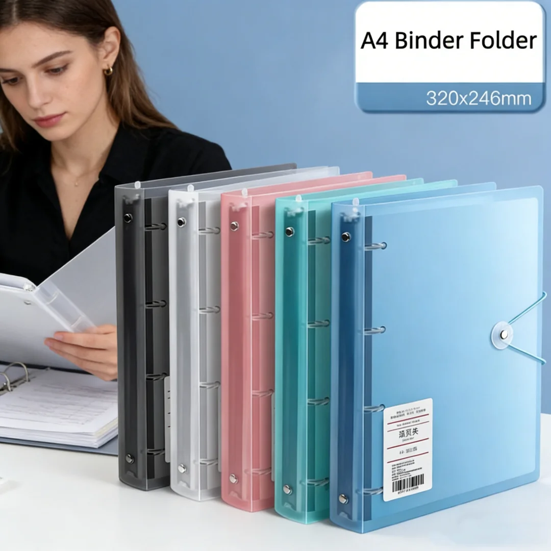 Binder Clip Assorted - Pastas de arquivo A4, tipo D,