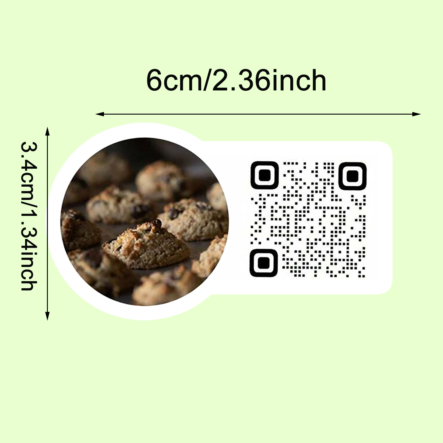 Adesivos de código QR personal - Sticker Label Roll avaliação e preço