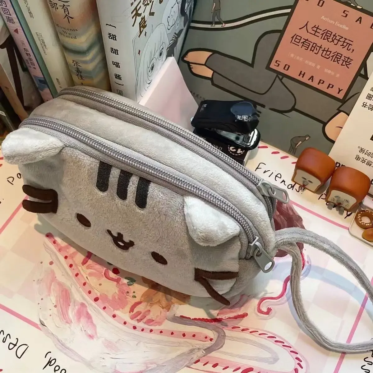 Estojo de Lápis Kawaii Pusheen - Stationery Supplier avaliação e preço