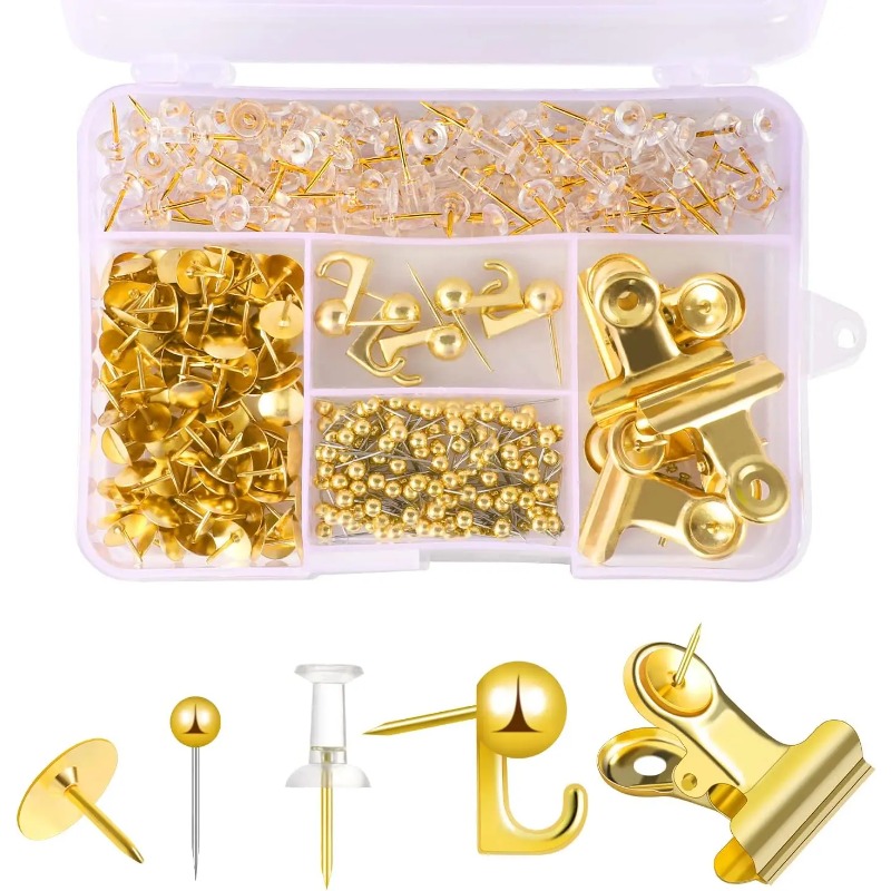 Push Pins Decorativos Set para - Binder Clip Assorted avaliação e preço