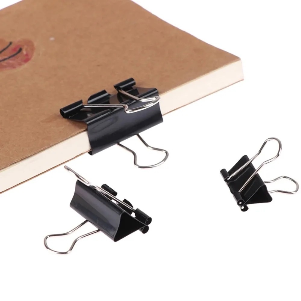 Clipes de Encadernação Pretos, - Binder Clip Assorted avaliação e preço