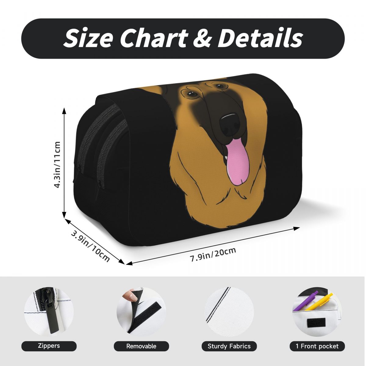 Estojo de lápis com estampa de - Tan Stationery & Office Supply avaliação e preço